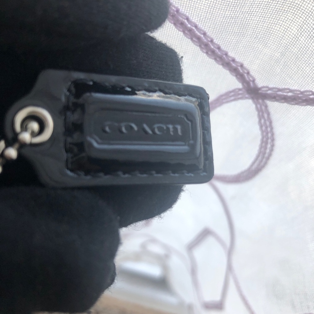 Coach Black Sequin Wristlet with Silver Hardware - Picture 2 of 15